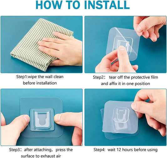 Double Sided Adhesive Wall Hooks